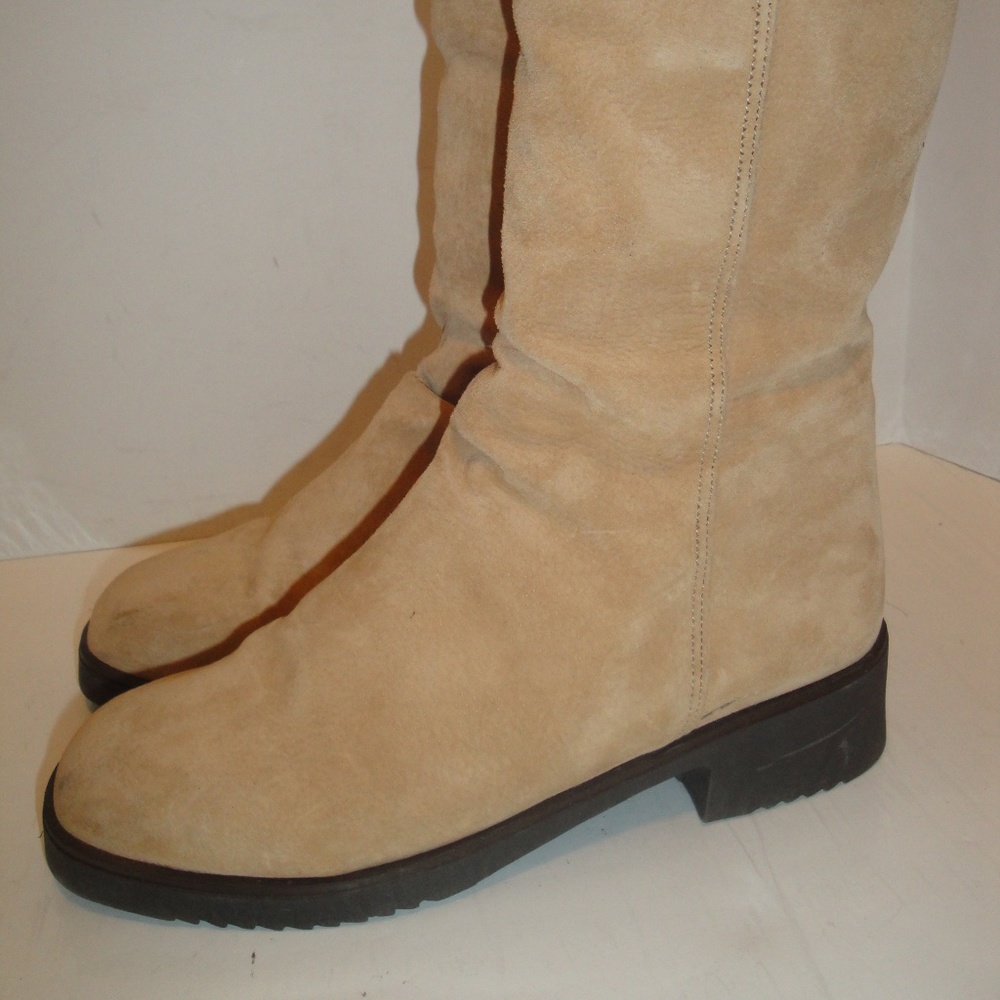 Canada North Tan Suede Fur-lined Winter Boots